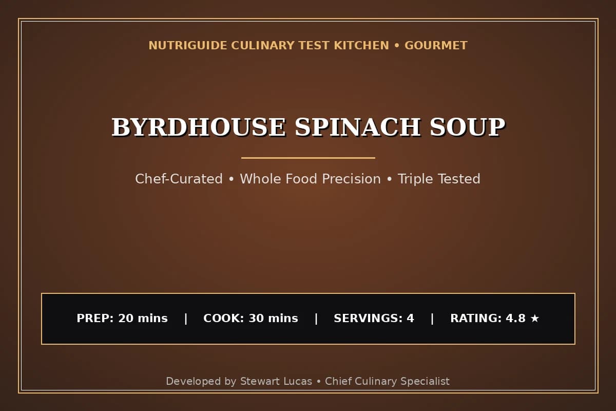 Byrdhouse Spinach Soup