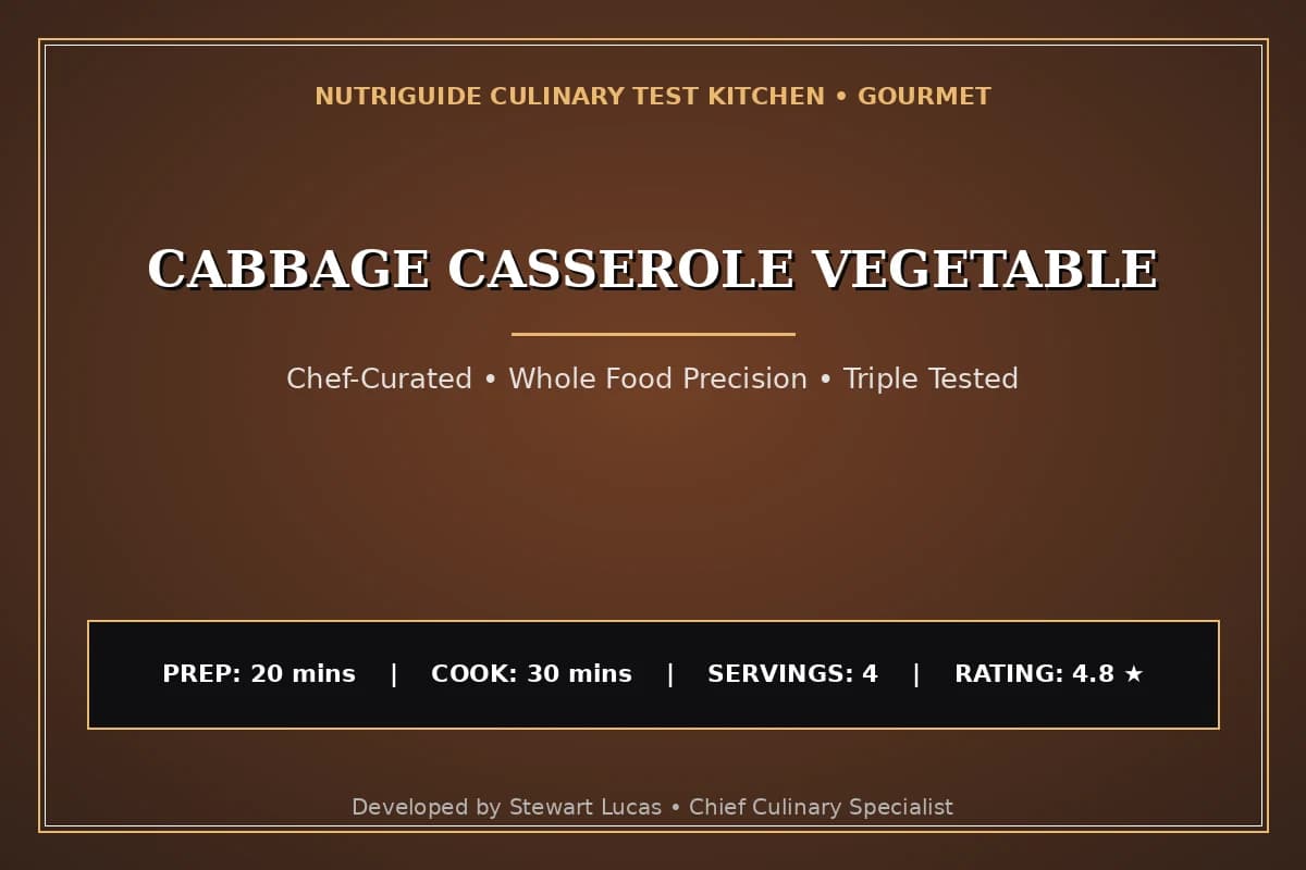 Cabbage Casserole Vegetable