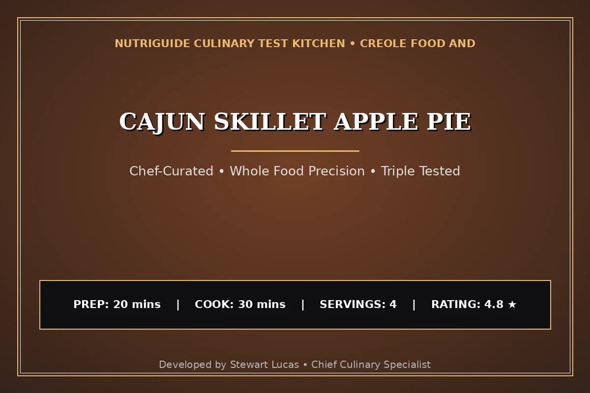 Cajun Skillet Apple Pie