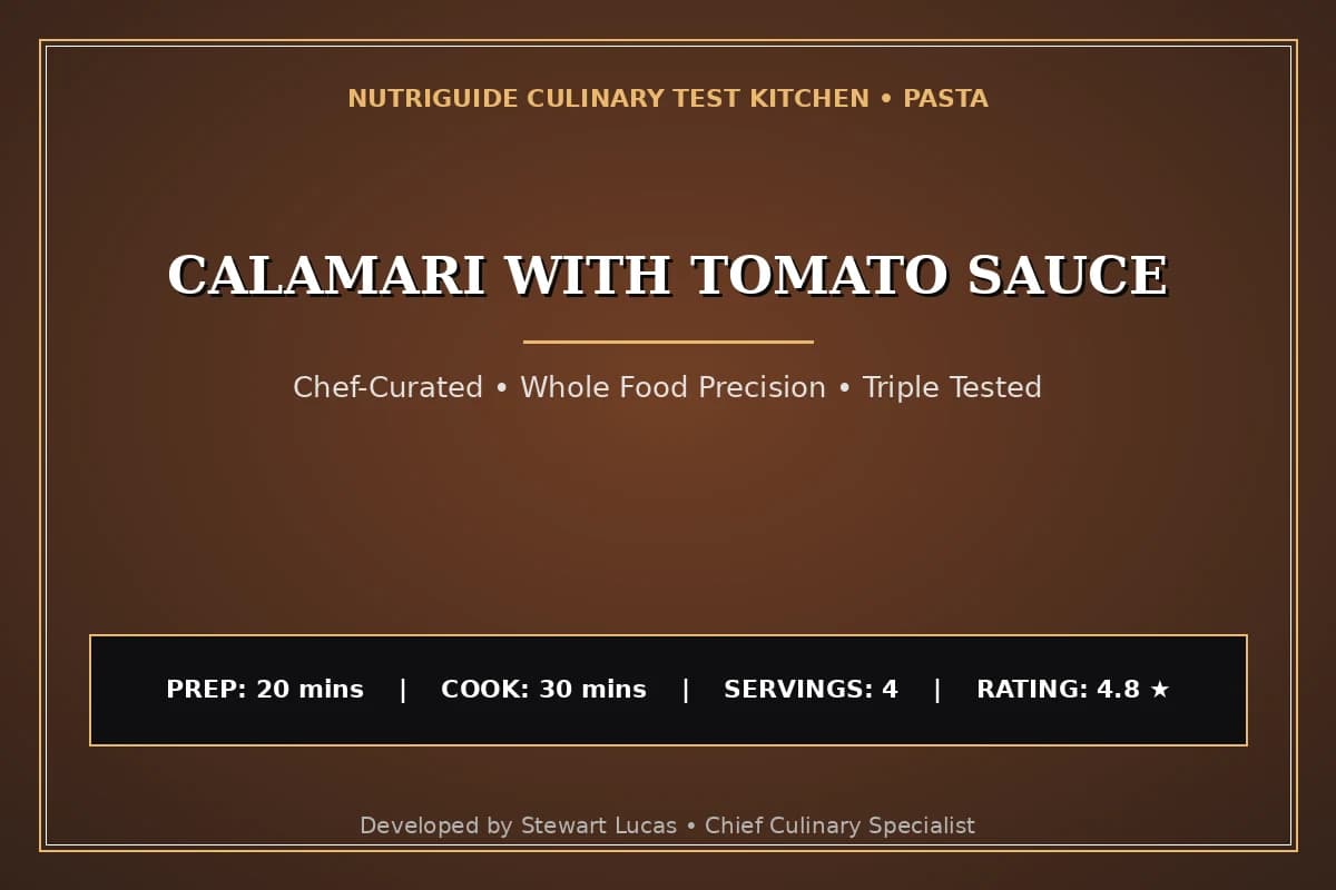 Calamari With Tomato Sauce