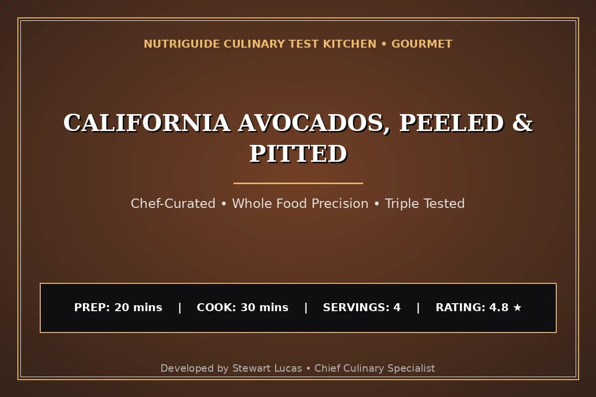 California Avocados, Peeled & Pitted