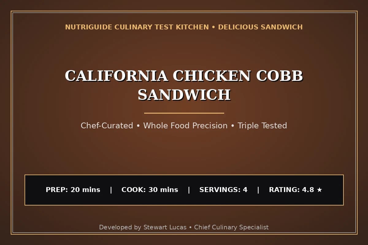 California Chicken Cobb Sandwich
