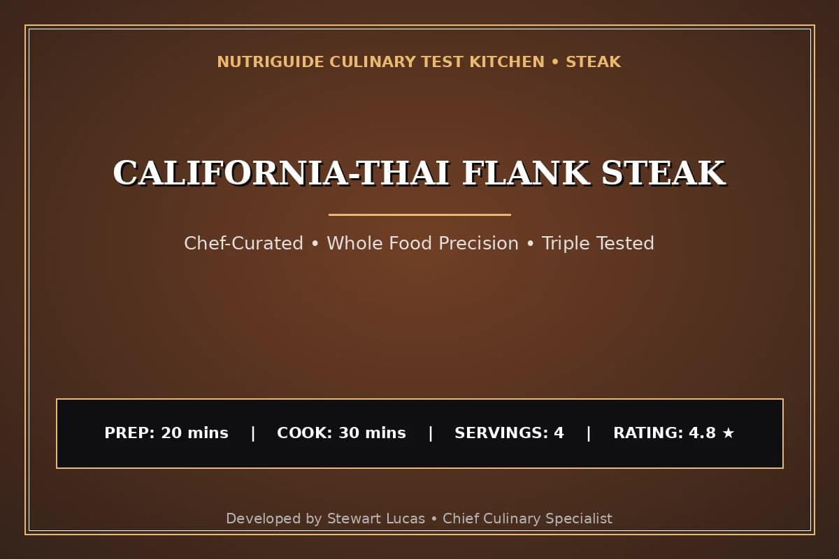 California-Thai Flank Steak