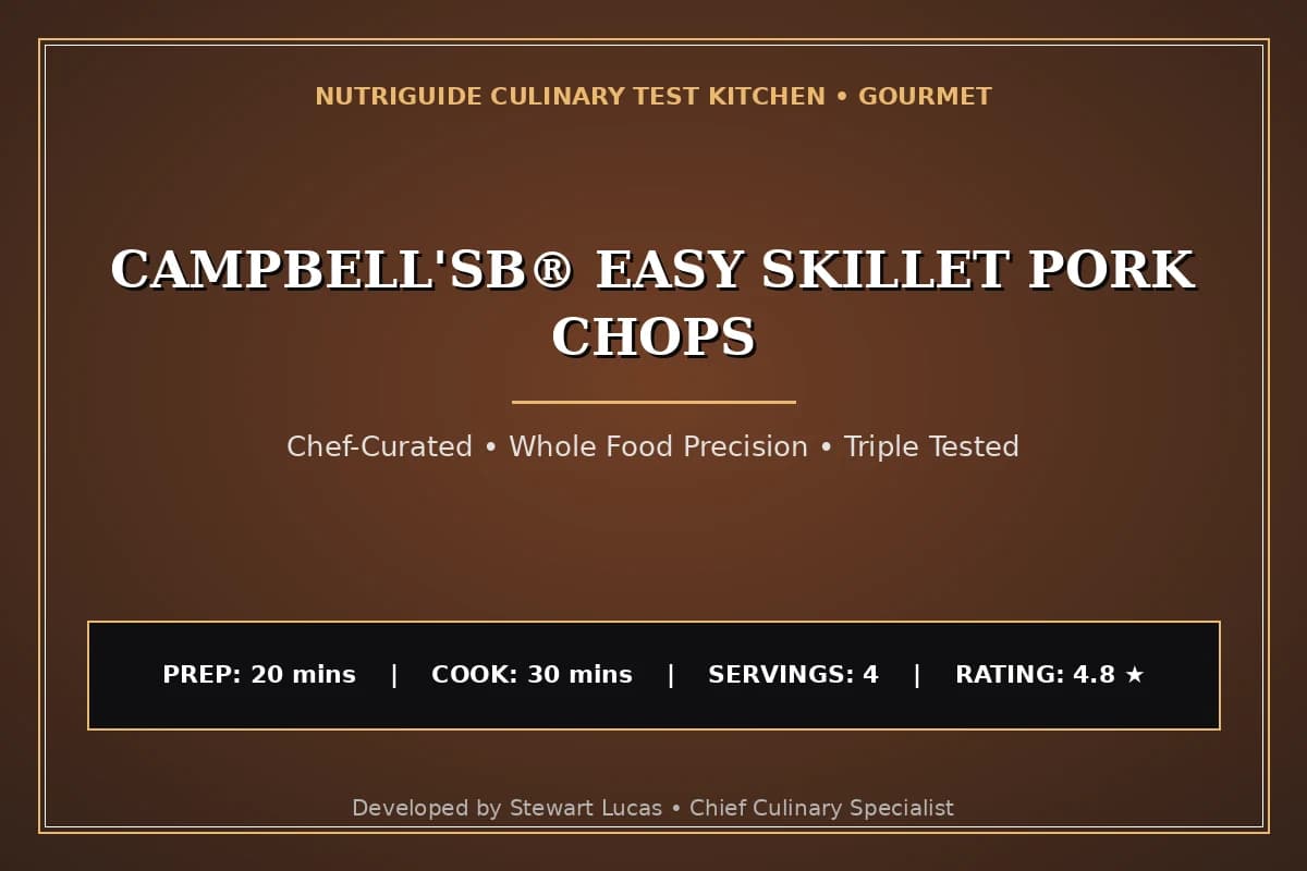 Campbell'Sв® Easy Skillet Pork Chops