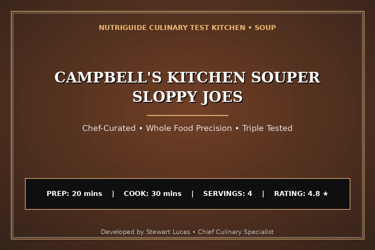 Campbell'S Kitchen Souper Sloppy Joes