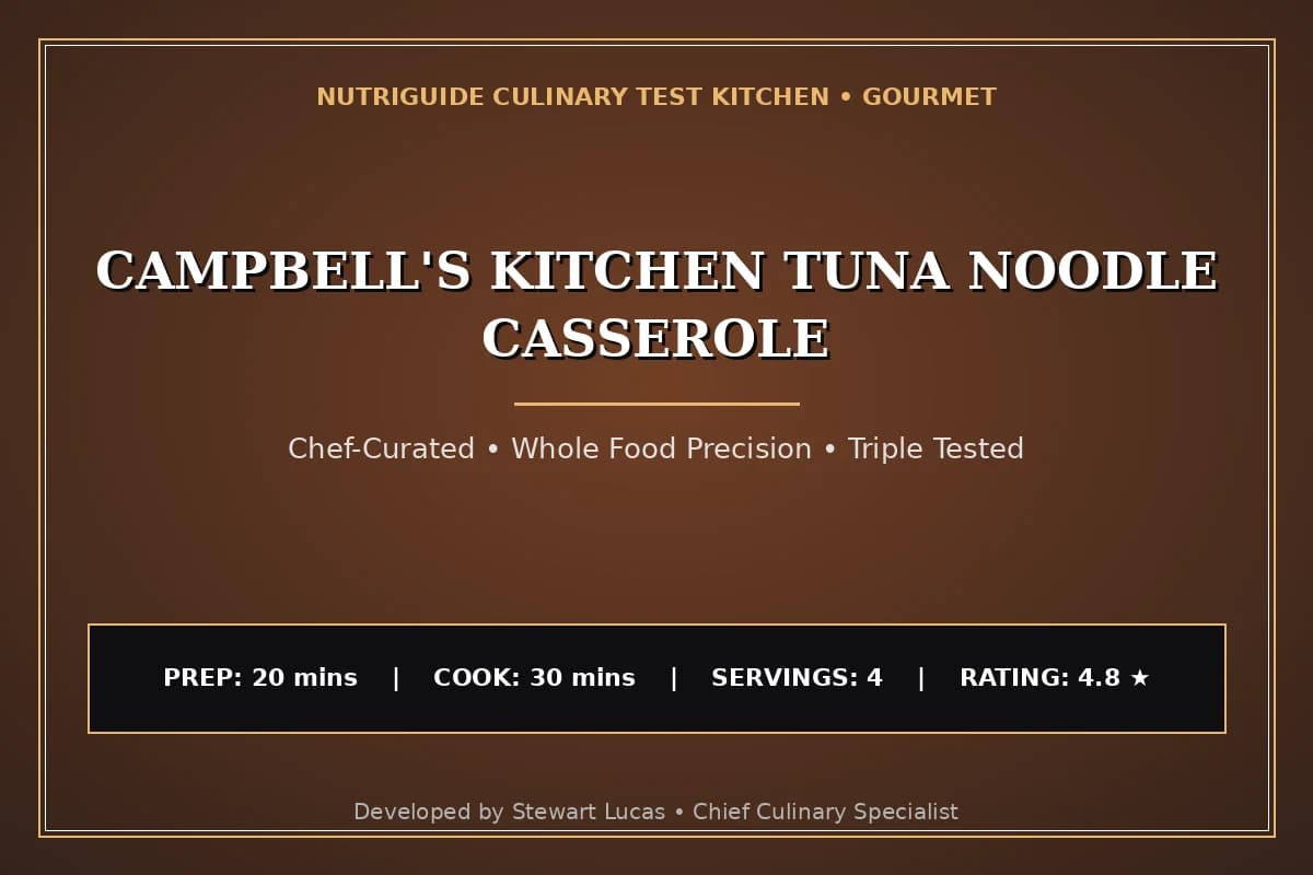 Campbell'S Kitchen Tuna Noodle Casserole