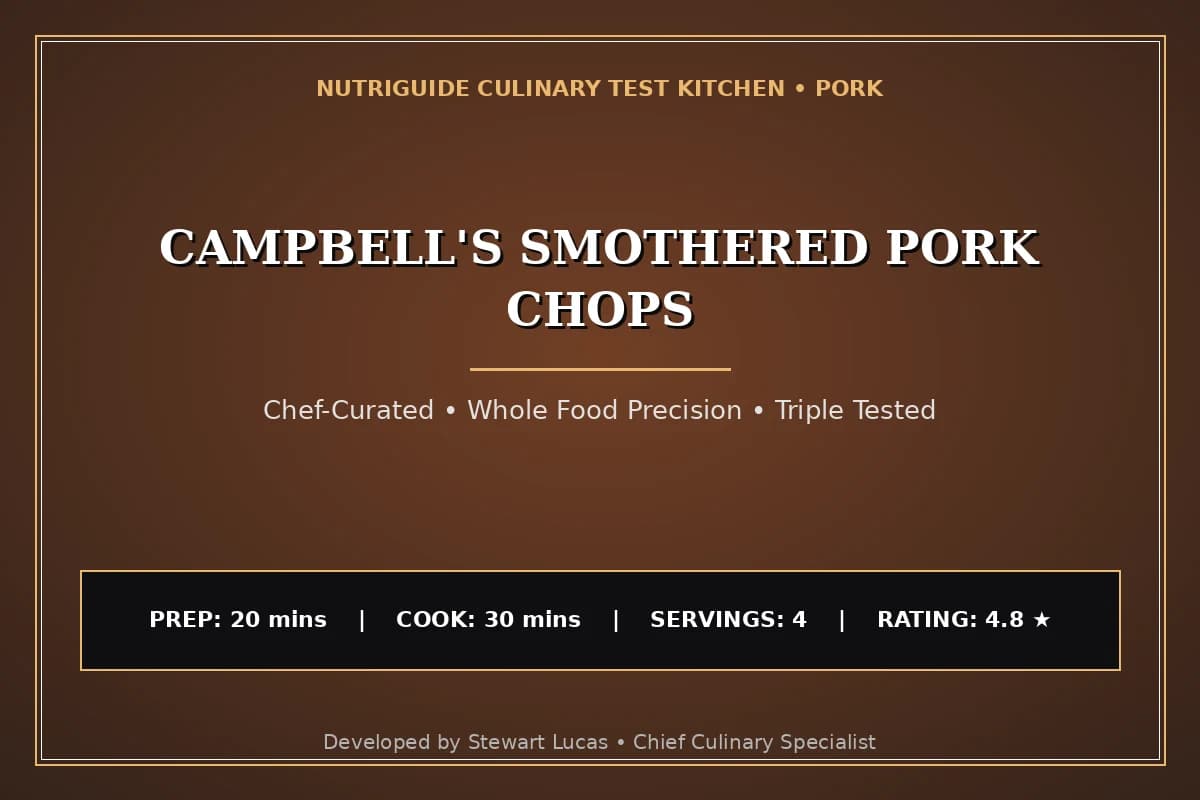 Campbell'S Smothered Pork Chops