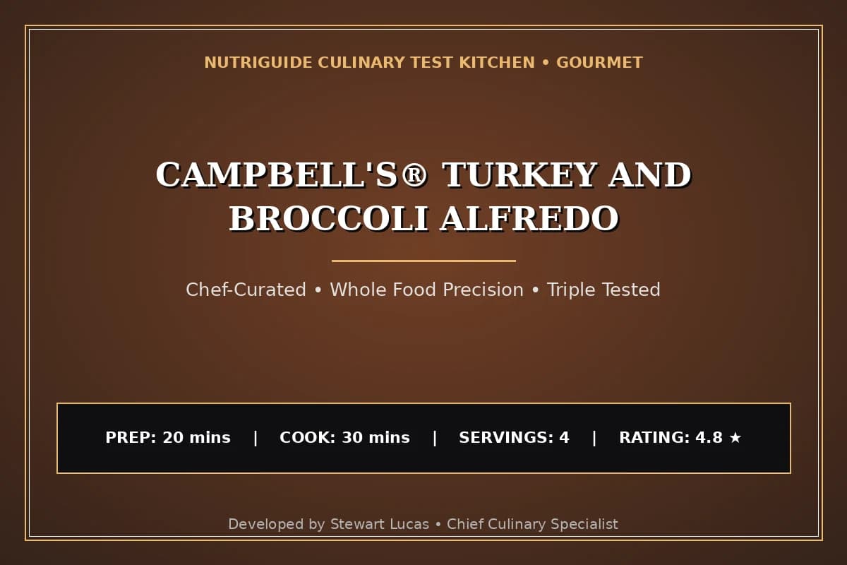 Campbell'S® Turkey And Broccoli Alfredo