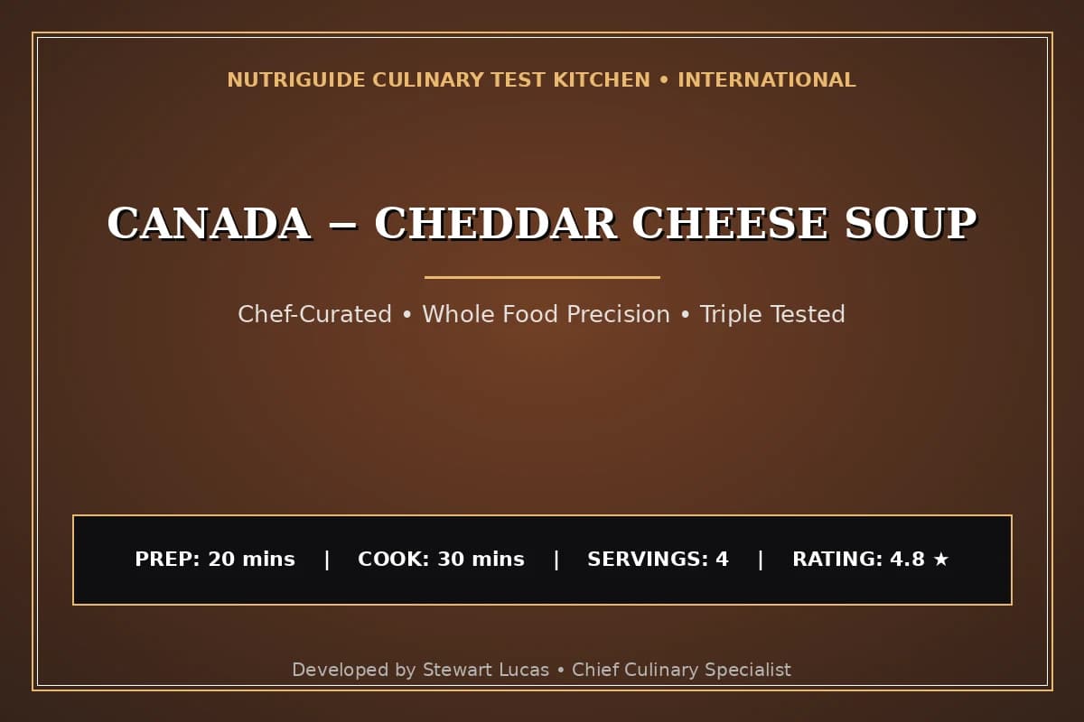 Canada − Cheddar Cheese Soup