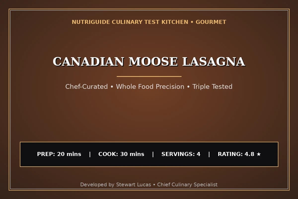 Canadian Moose Lasagna