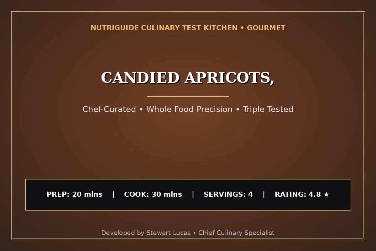 Candied Apricots,