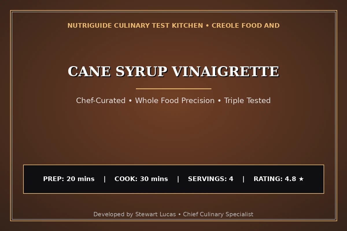 Cane Syrup Vinaigrette