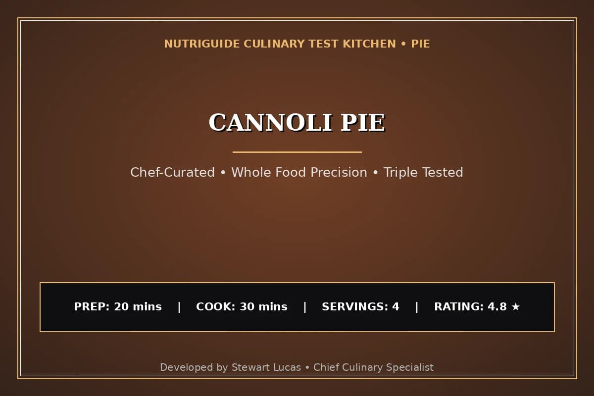 Cannoli Pie