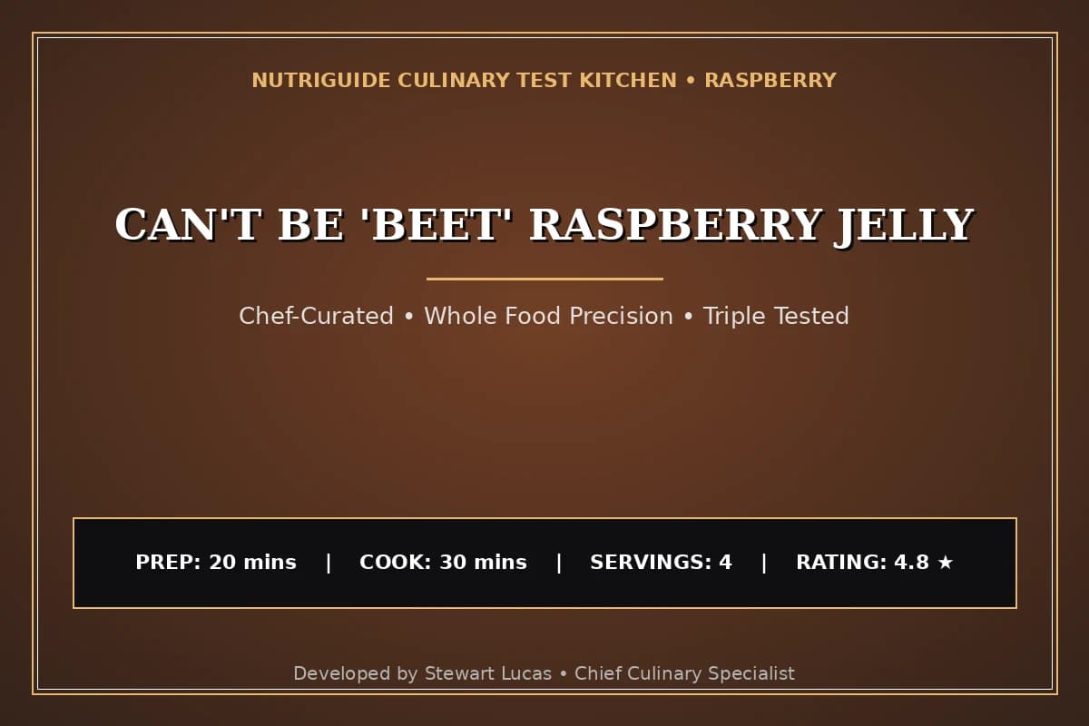 Can'T Be 'Beet' Raspberry Jelly