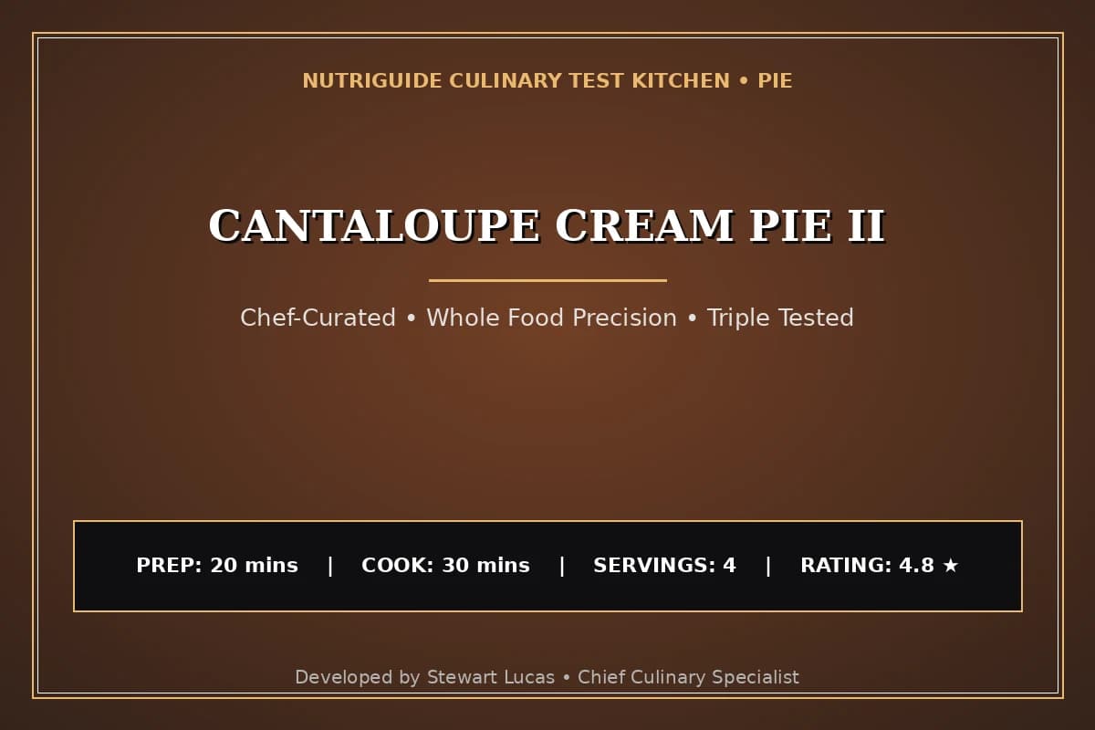 Cantaloupe Cream Pie Ii