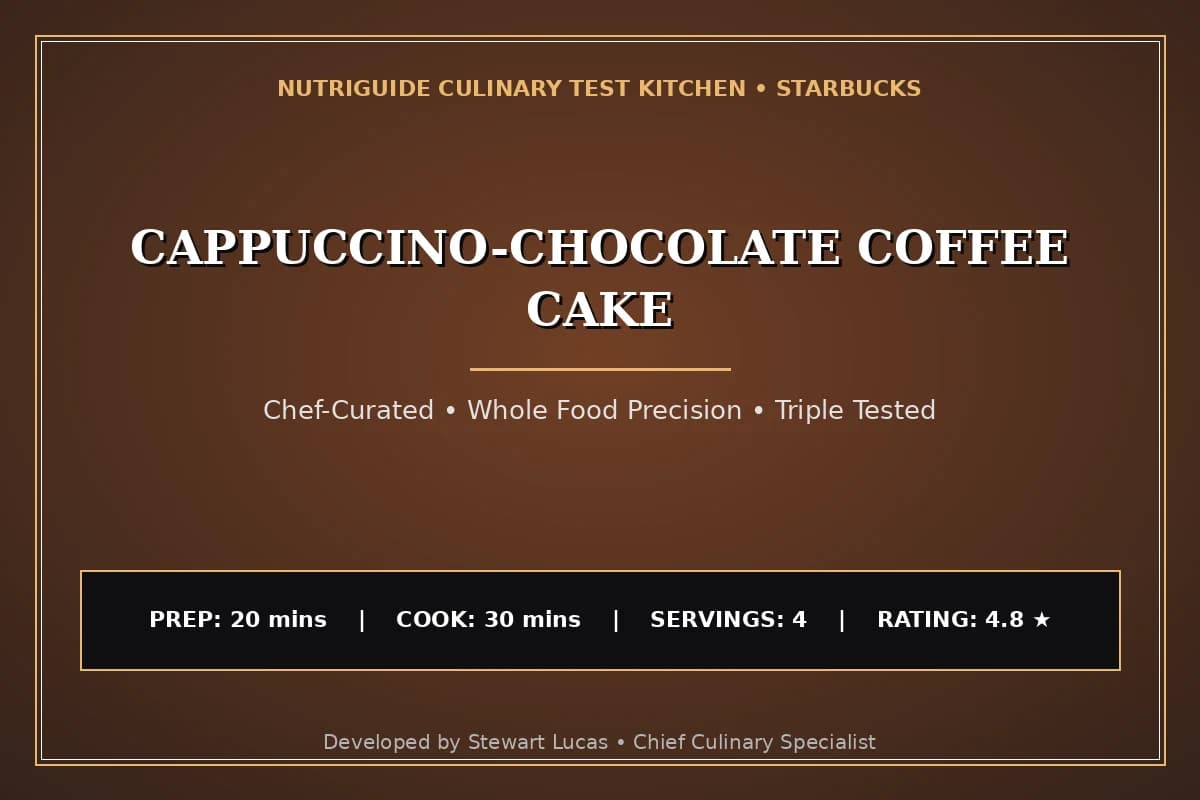 Cappuccino-Chocolate Coffee Cake