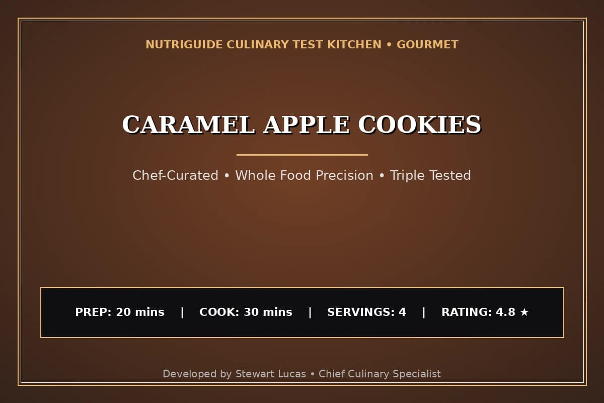 Caramel Apple Cookies