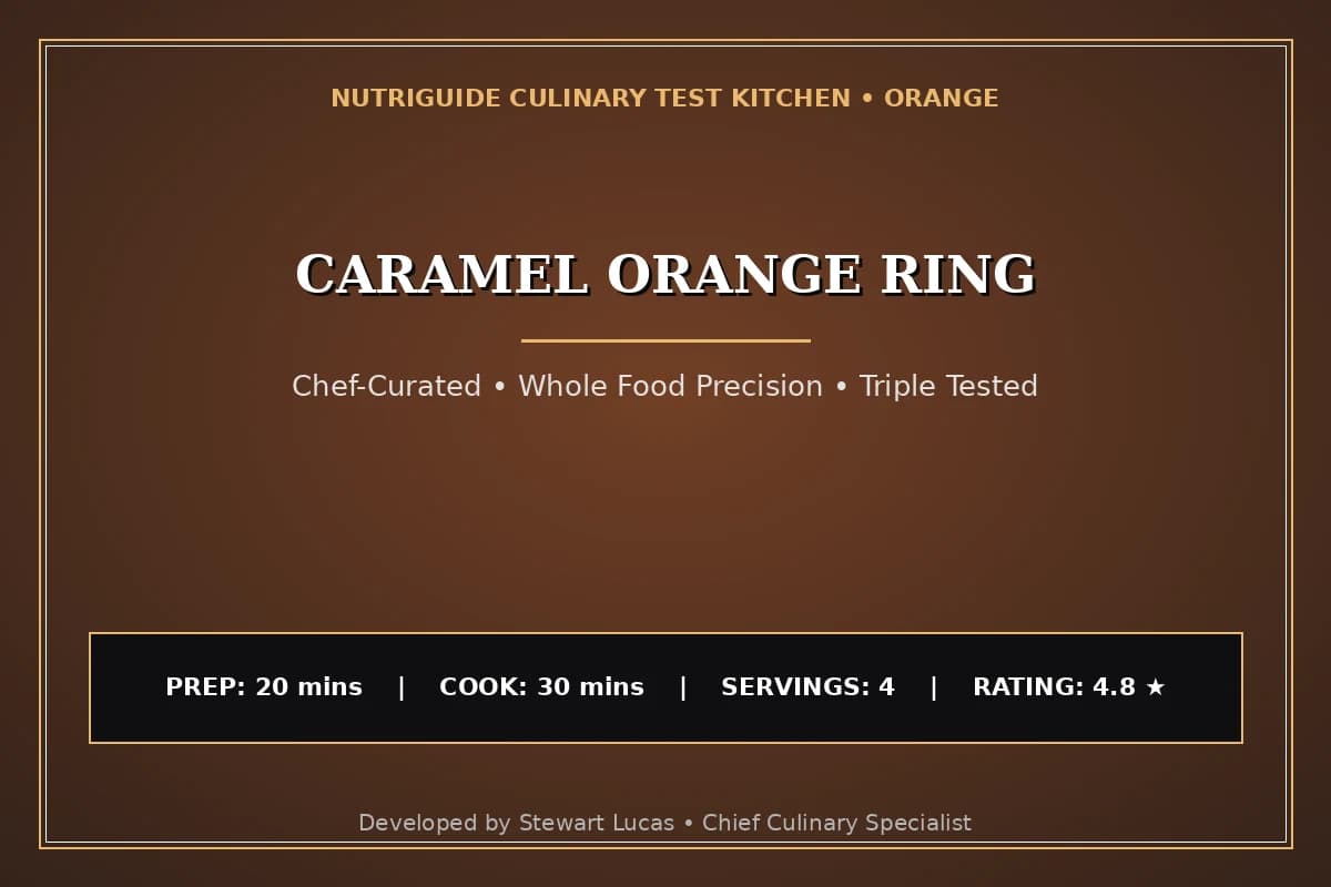 Caramel Orange Ring