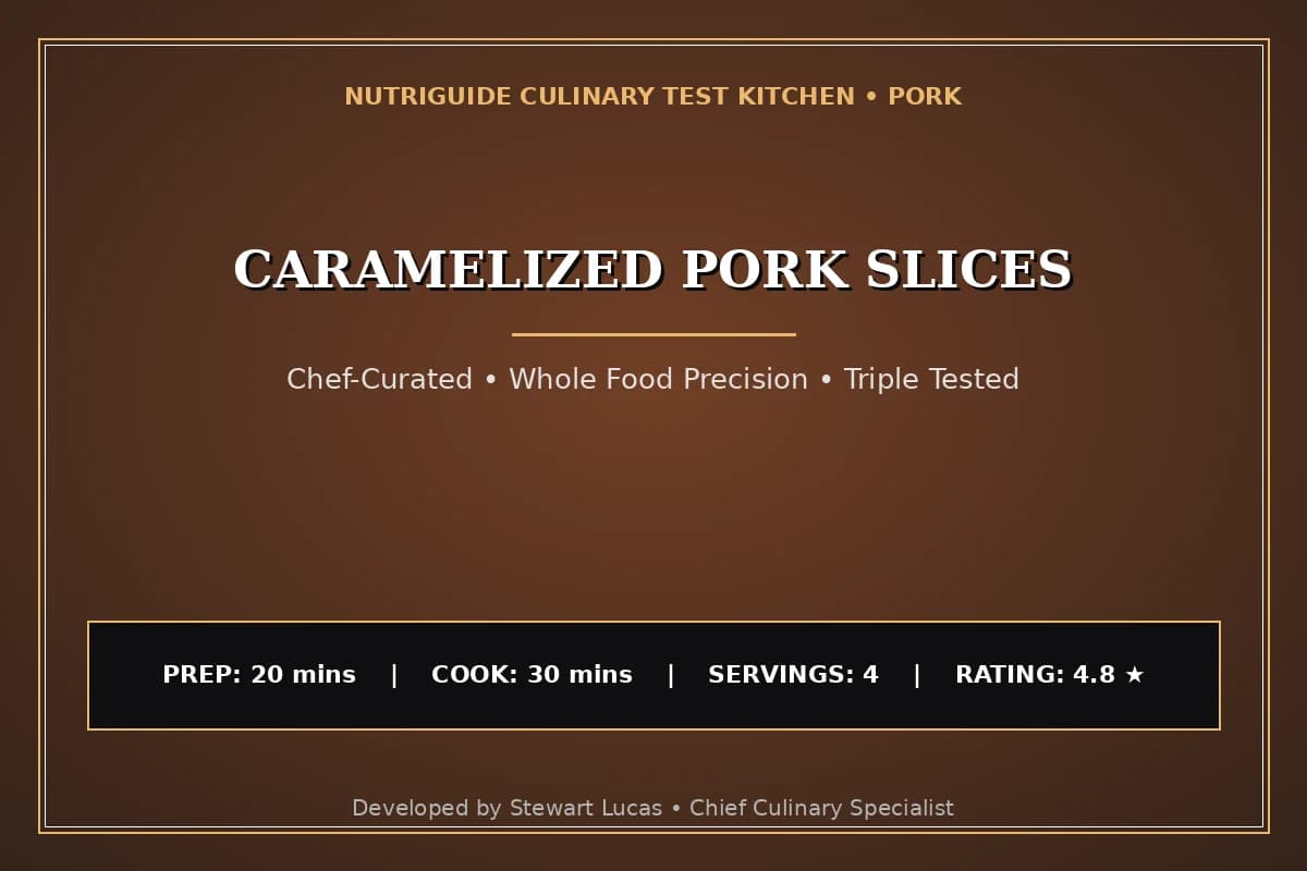 Caramelized Pork Slices