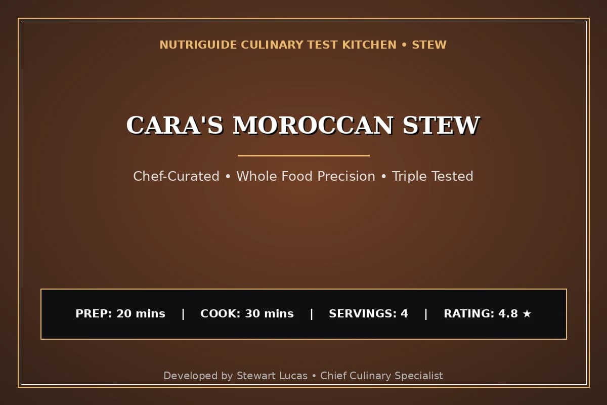 Cara'S Moroccan Stew