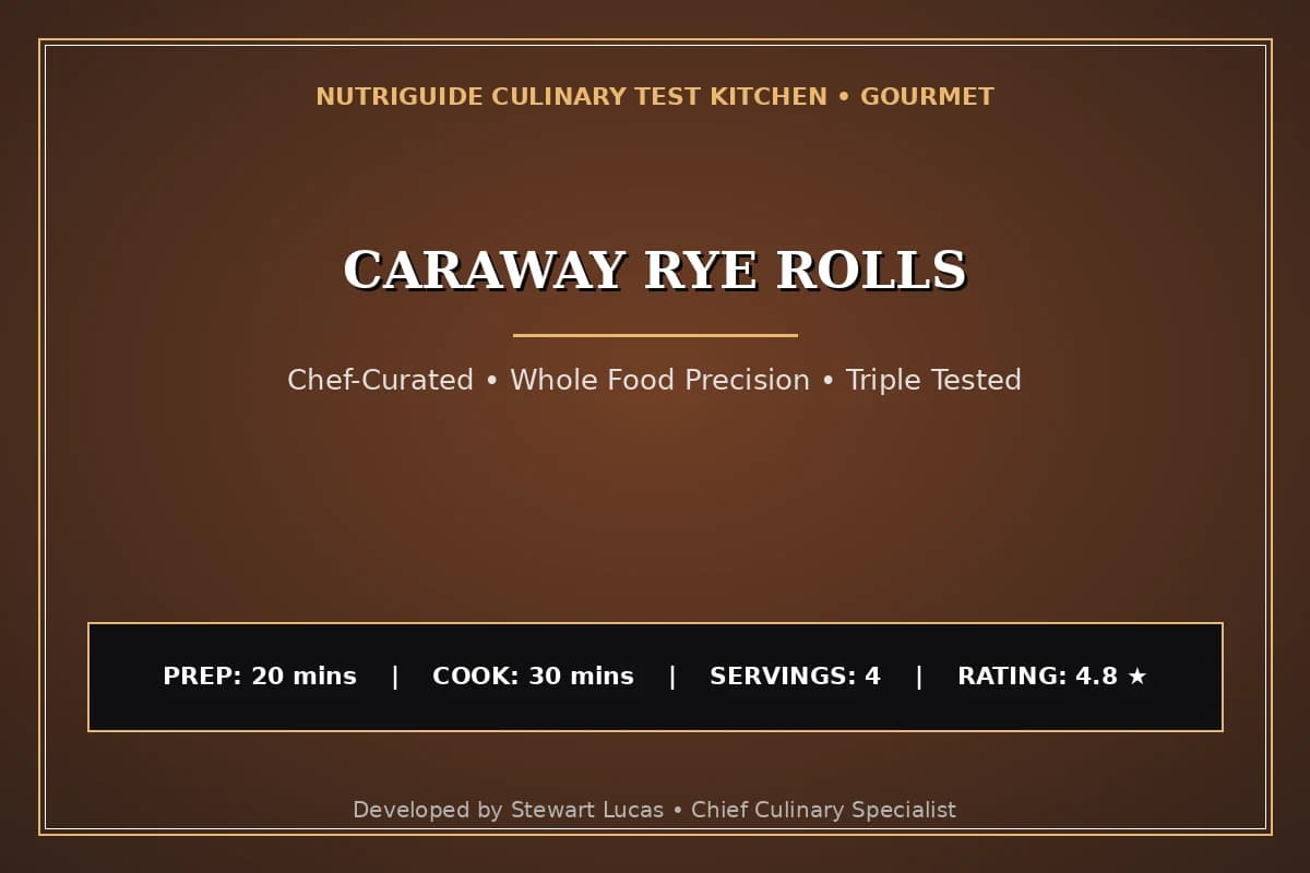 Caraway Rye Rolls