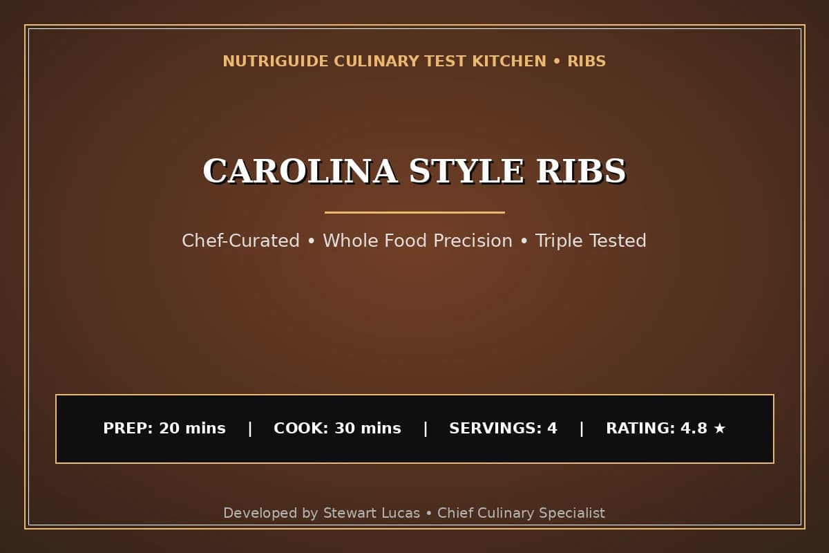 Carolina Style Ribs