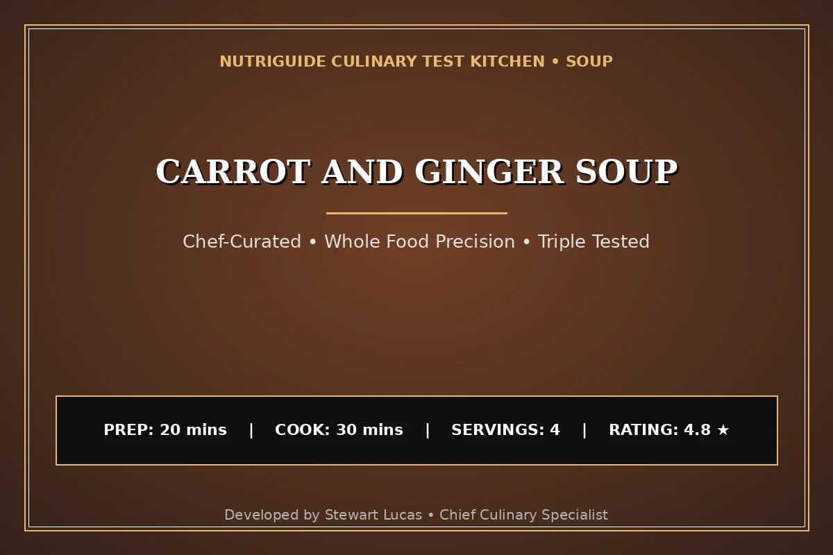 Carrot And Ginger Soup