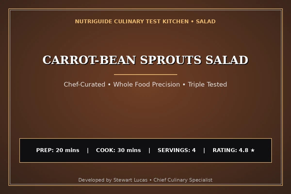 Carrot-Bean Sprouts Salad