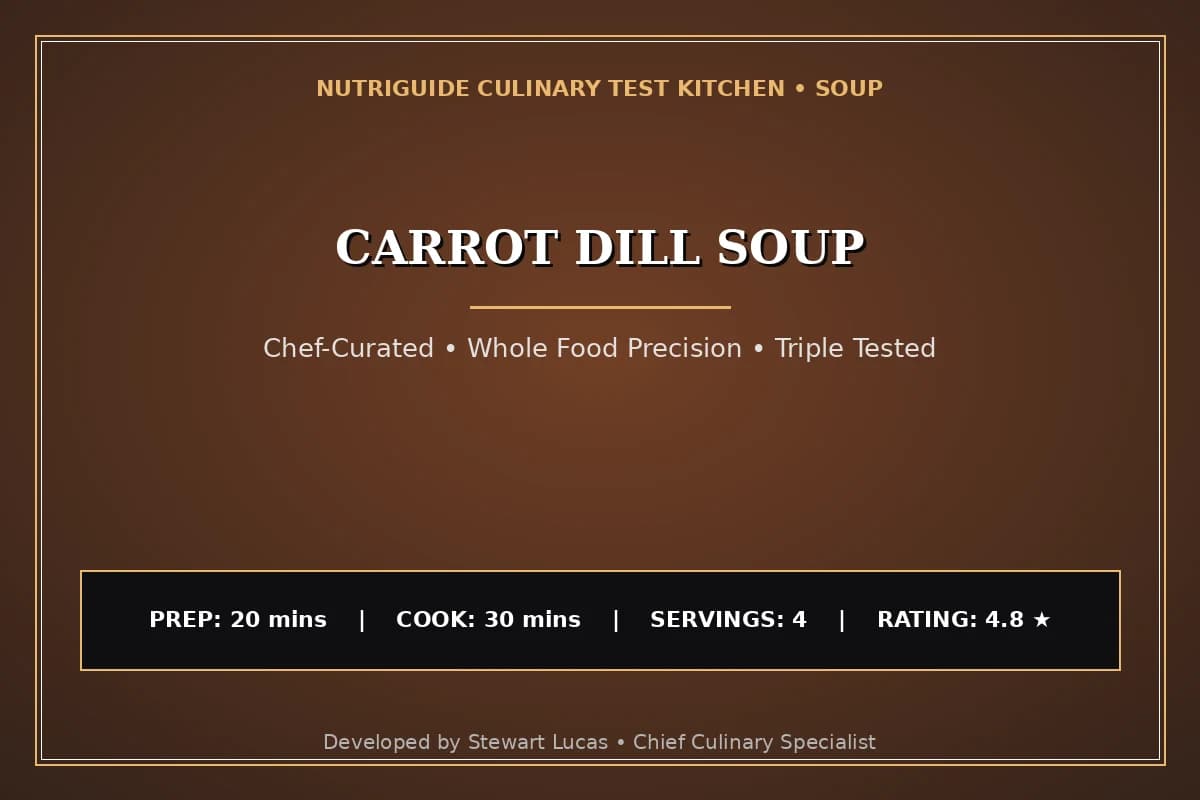 Carrot Dill Soup