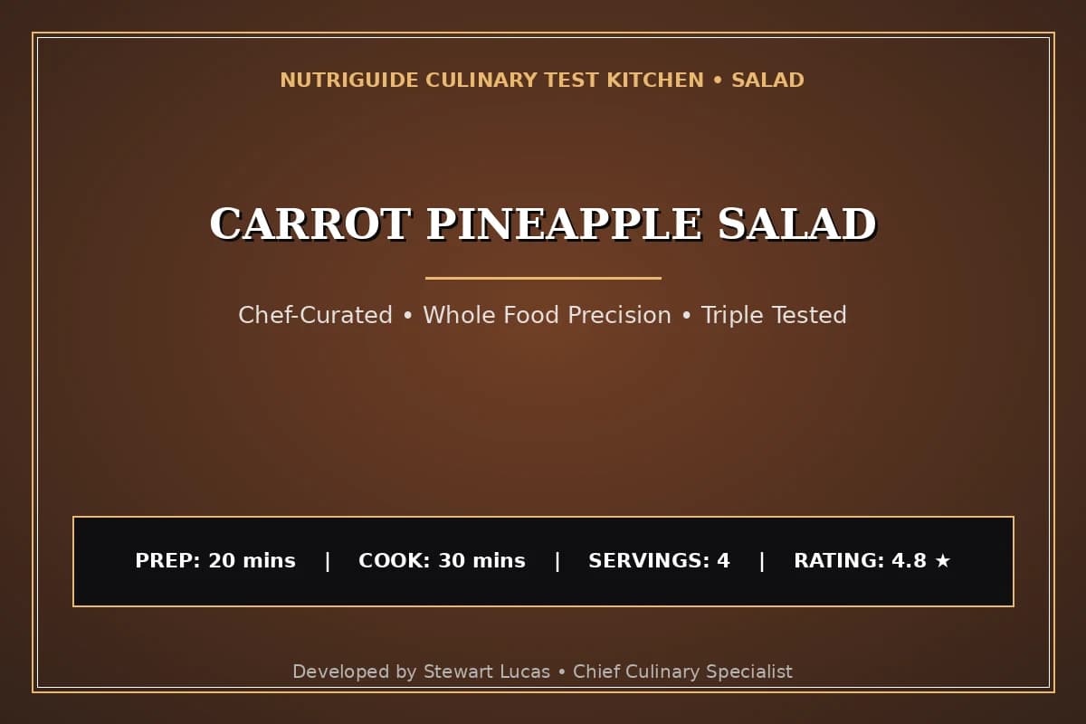 Carrot Pineapple Salad