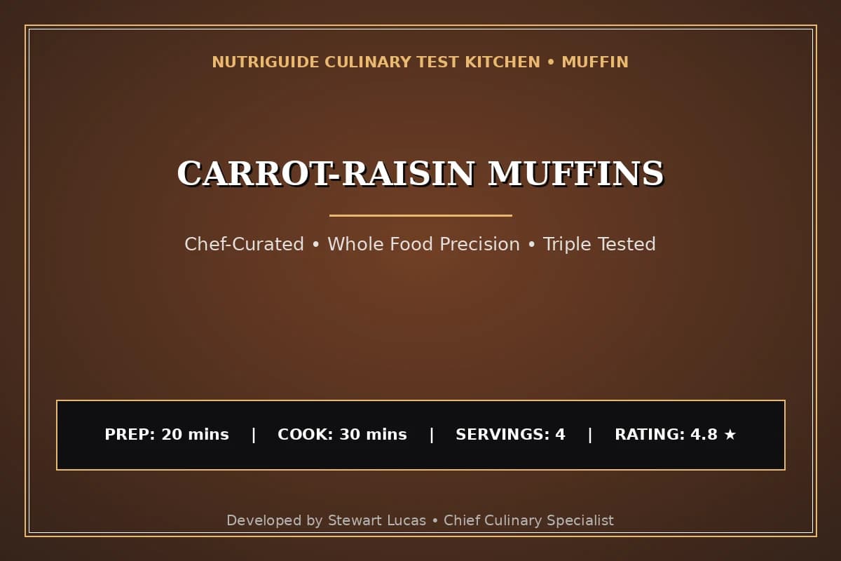 Carrot-Raisin Muffins