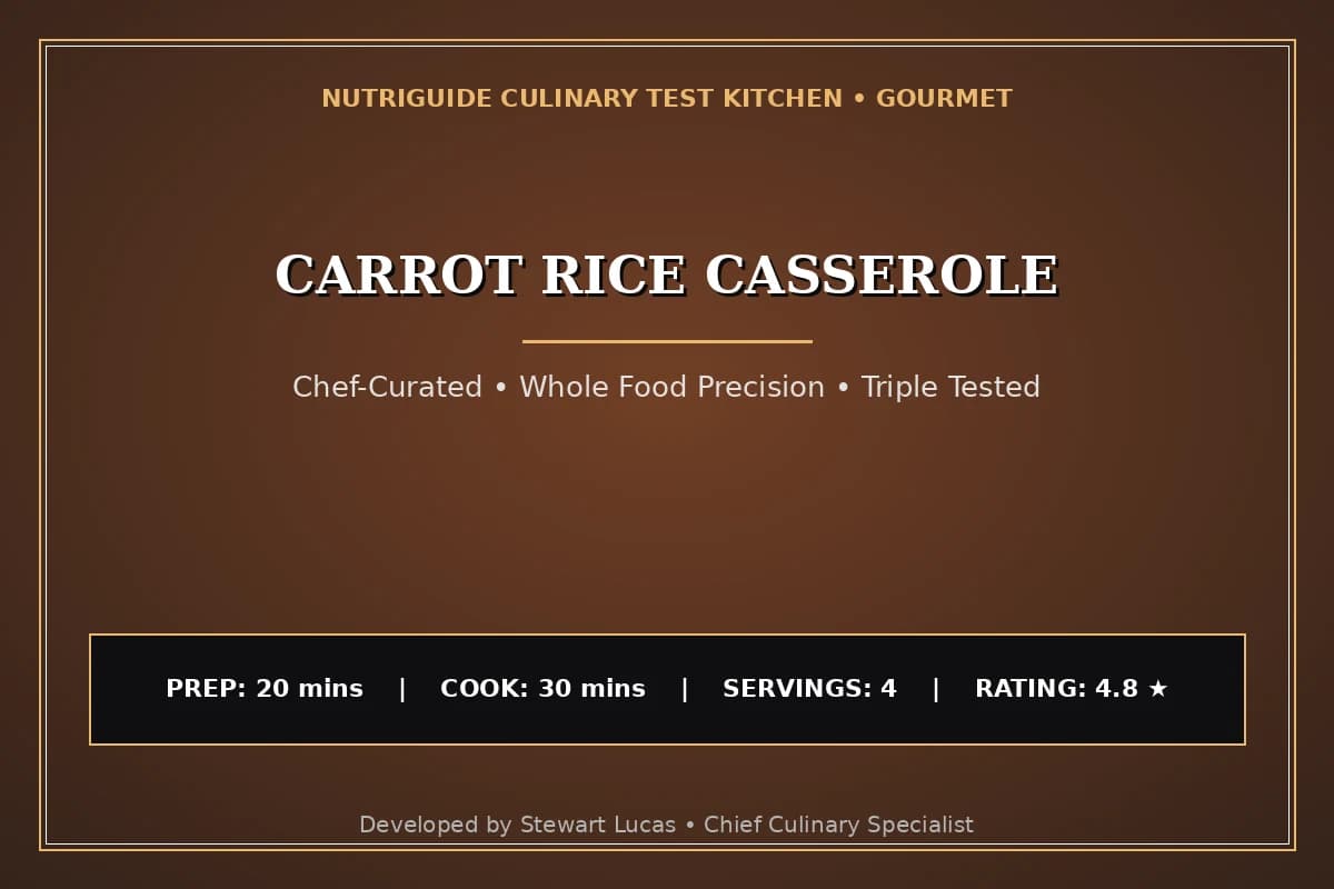 Carrot Rice Casserole