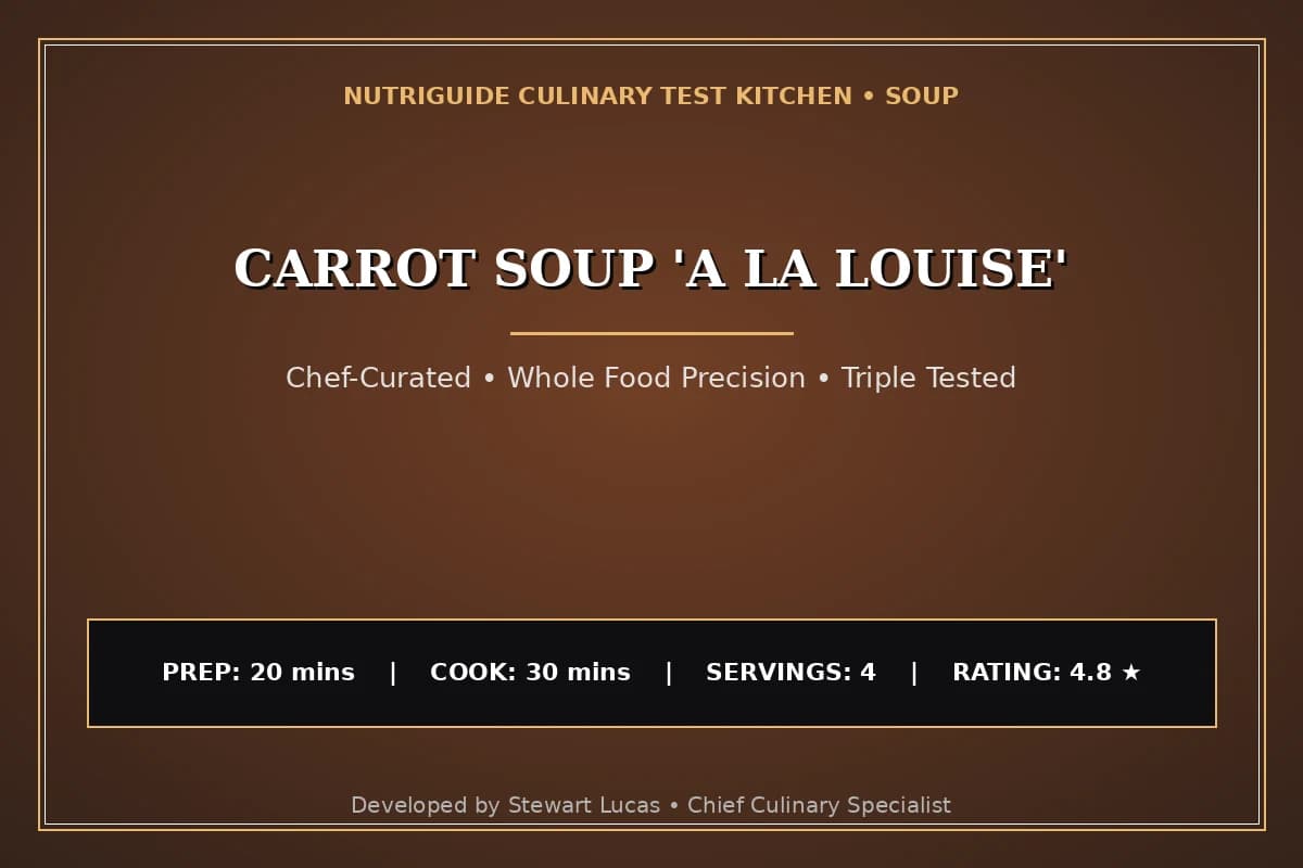 Carrot Soup 'A La Louise'