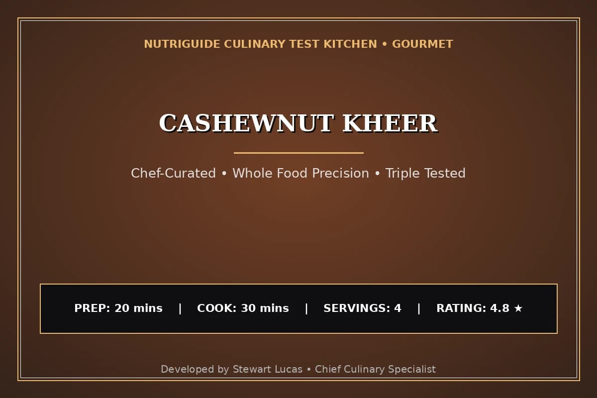 Cashewnut Kheer