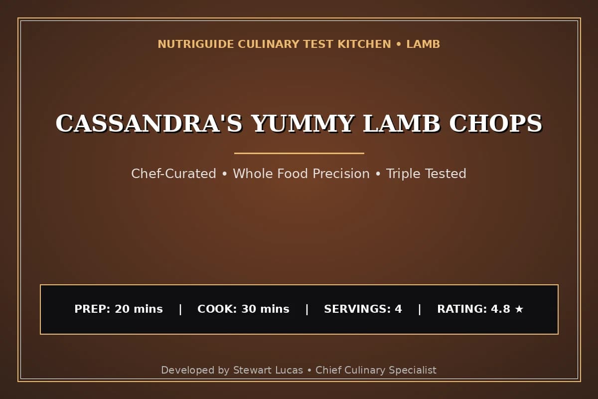 Cassandra'S Yummy Lamb Chops