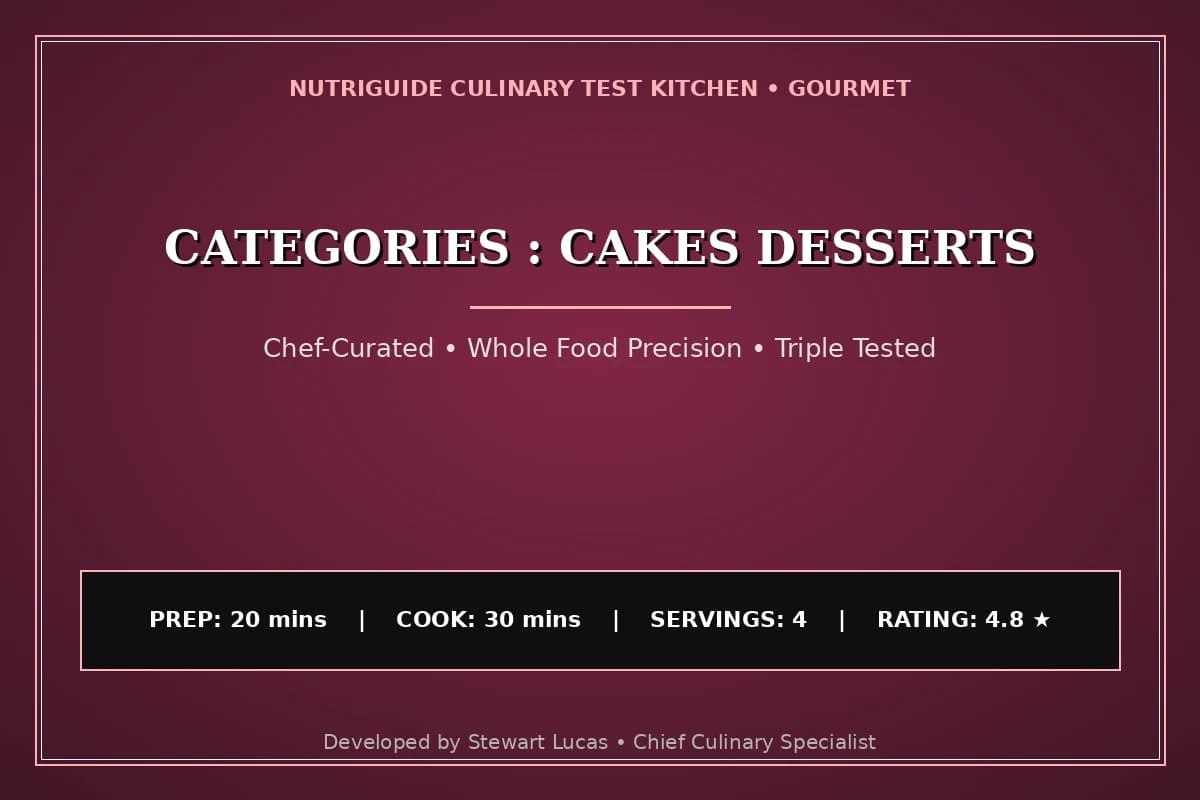 Categories : Cakes Desserts