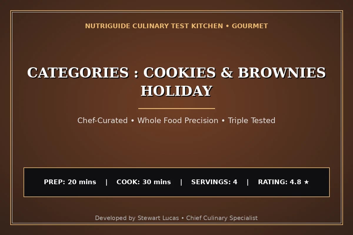 Categories : Cookies & Brownies Holiday