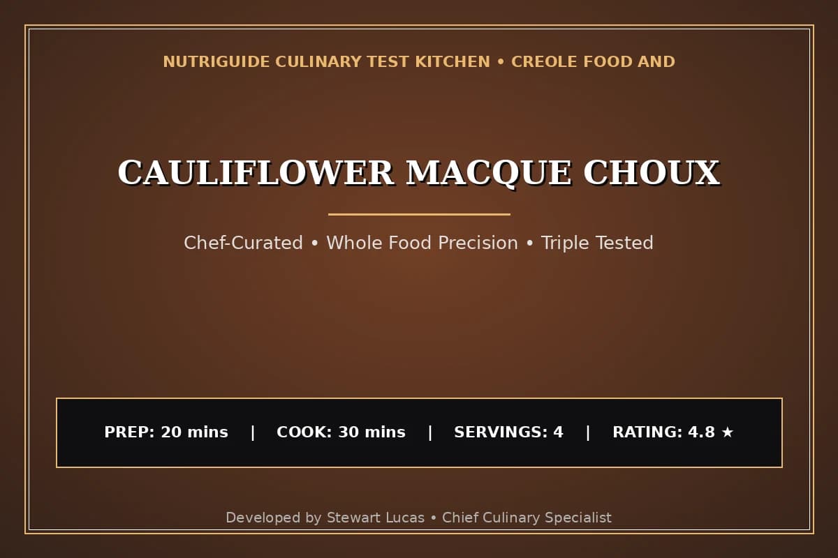 Cauliflower Macque Choux