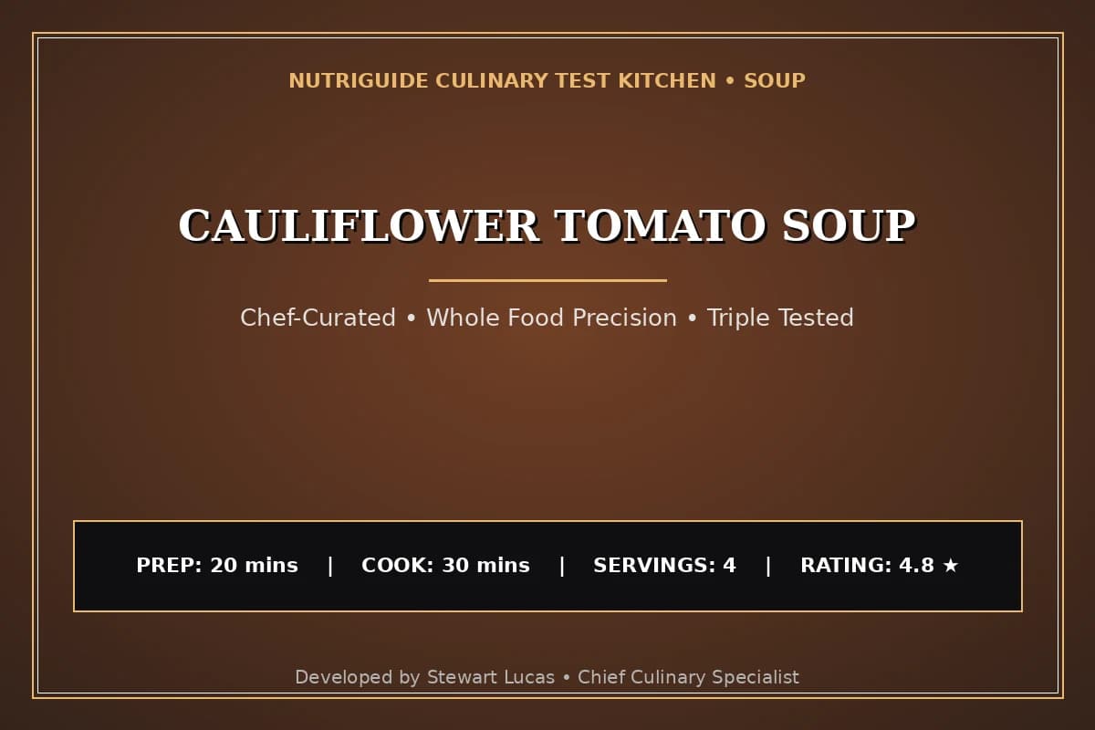 Cauliflower Tomato Soup