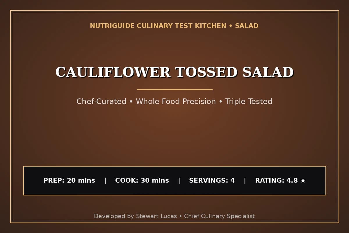 Cauliflower Tossed Salad