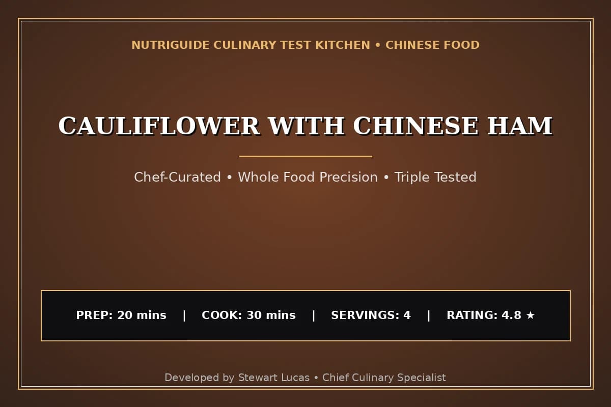 Cauliflower With Chinese Ham