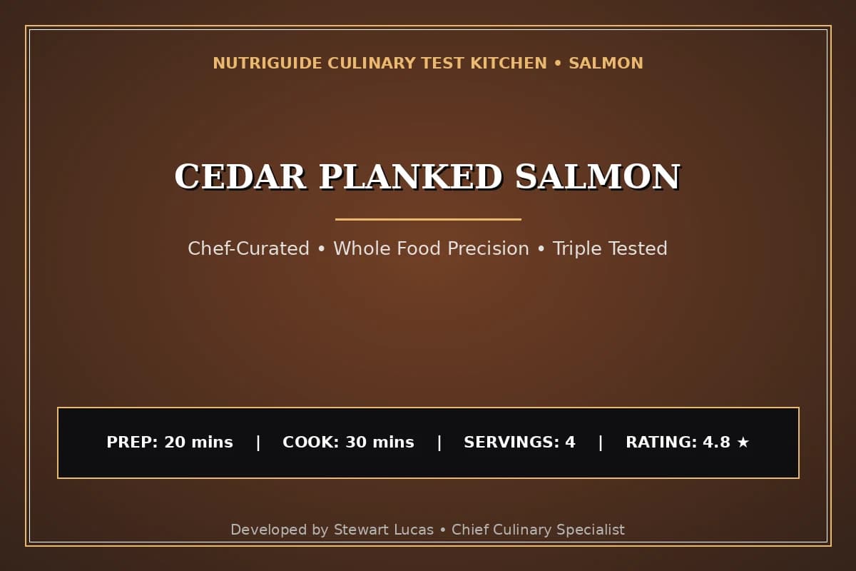 Cedar Planked Salmon