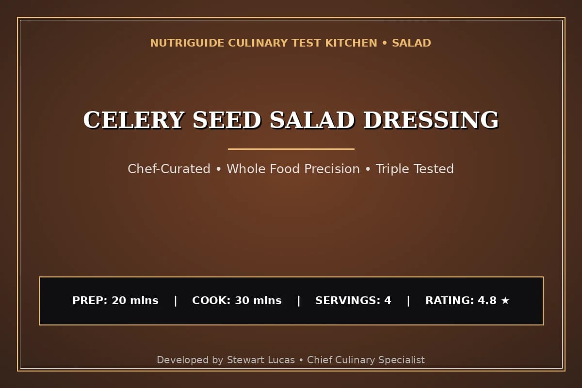 Celery Seed Salad Dressing