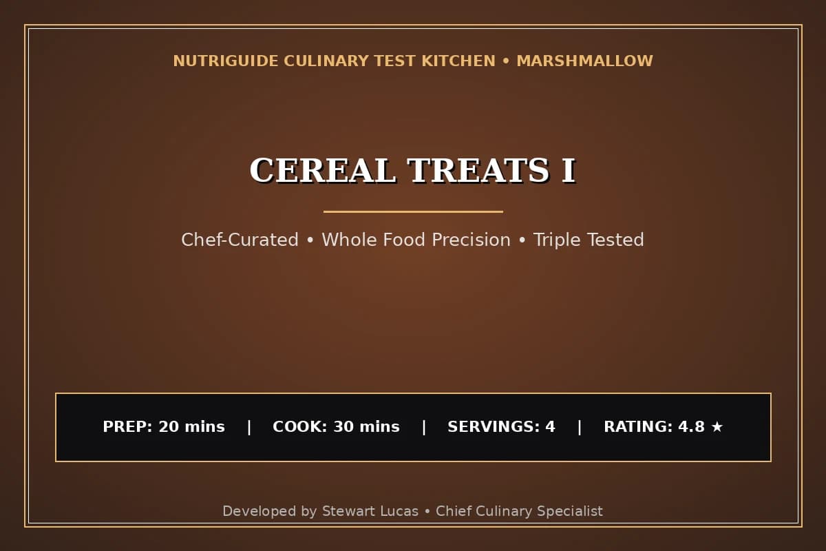 Cereal Treats I