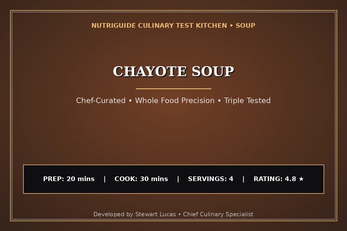 Chayote Soup