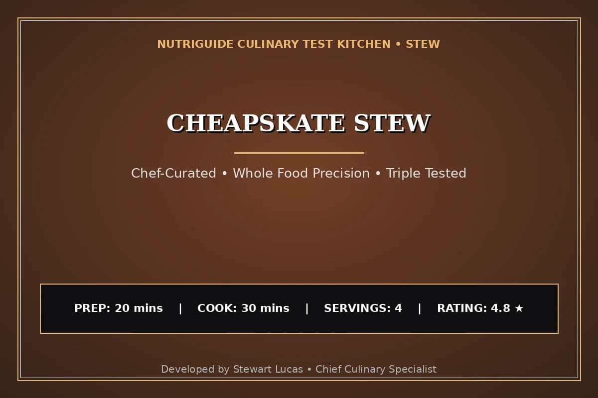 Cheapskate Stew