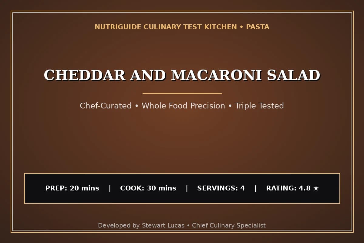 Cheddar And Macaroni Salad