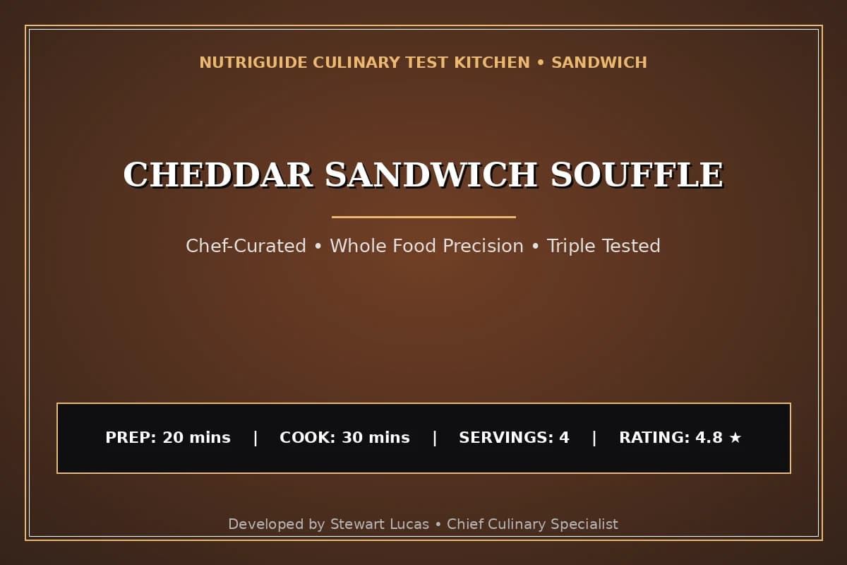 Cheddar Sandwich Souffle