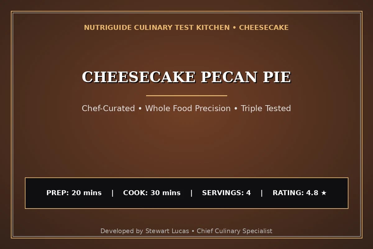 Cheesecake Pecan Pie