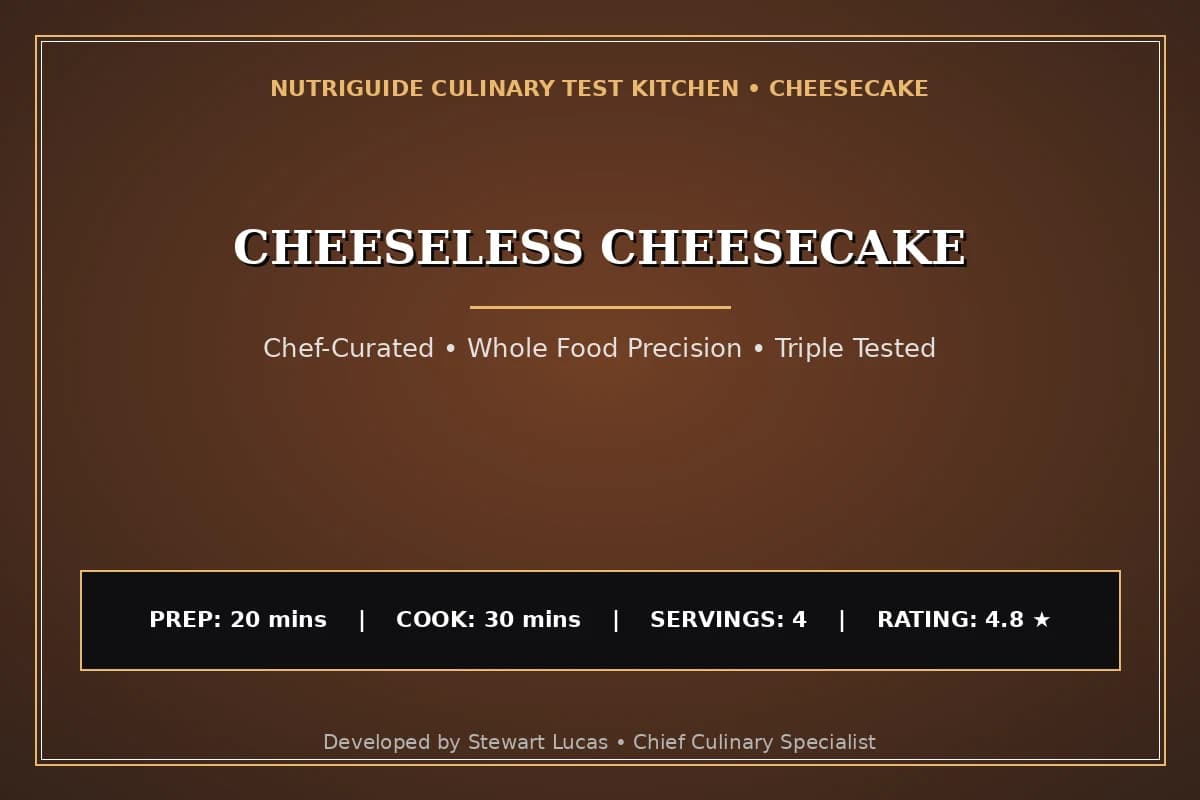 Cheeseless Cheesecake